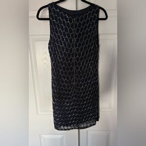 Alice + Olivia Navy Mini Dress